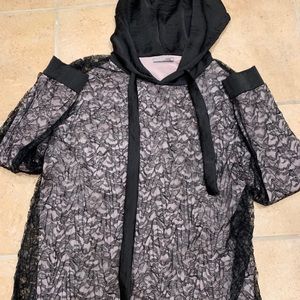 Lace Hoodie Shirt